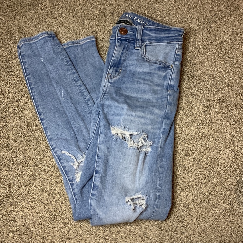 American Eagle NE(X)T LEVEL STRETCH Skinny Jean Size 0